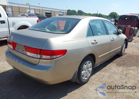 2003 Honda Accord 2.4 Lx from USA, damaged, VIN 1HGCM56383A038544